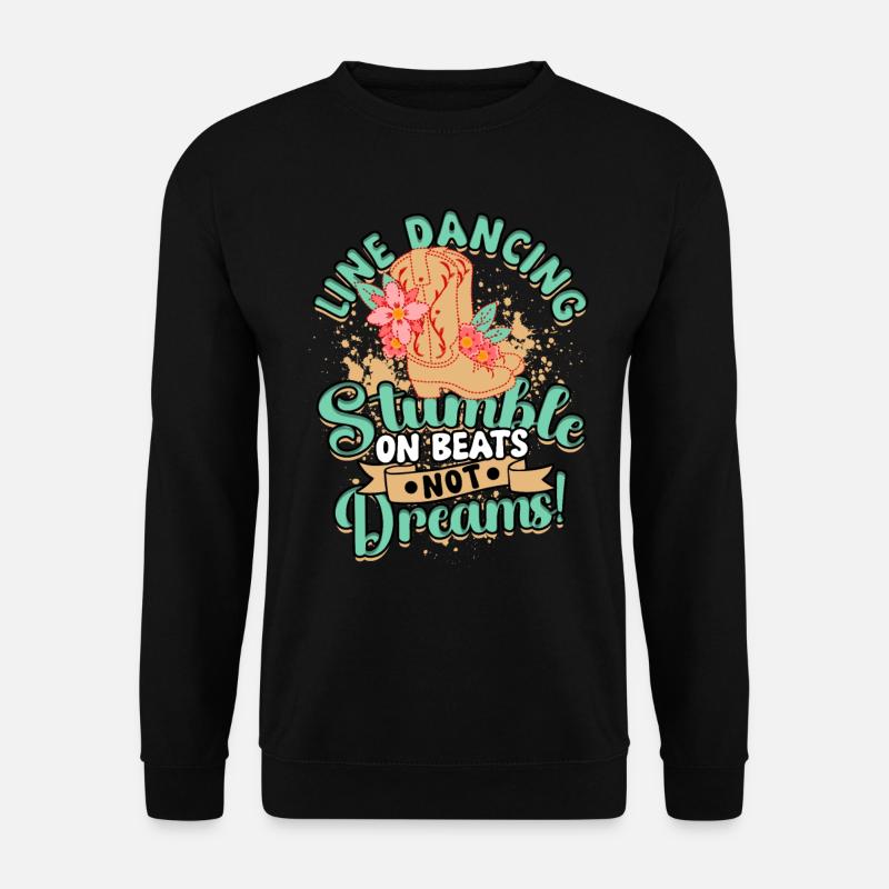 Line Dance - Unisex Sweatshirt - black