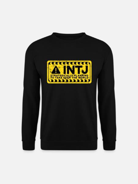 INTJ Persönlichkeit Architekt - Unisex Pullover - Schwarz