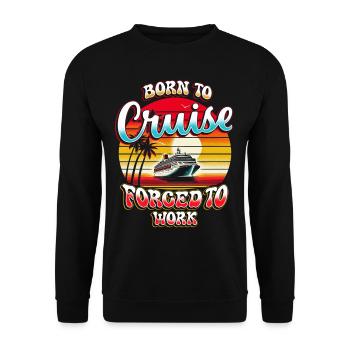 Croisé de croisière Crusader - Sweat-shirt Unisexe - noir - Devant - Alina (178cm) & Michal (187cm)