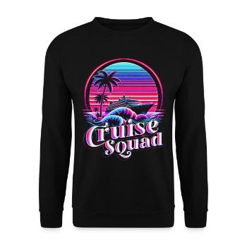 Croiseur de croisière Escouade de croisière - Sweat-shirt Unisexe - noir - Devant - Alina (178cm) & Michal (187cm)