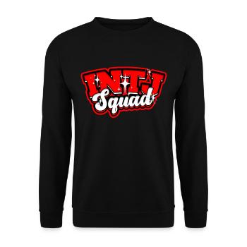 INTJ Squad Persönlichkeit Architekt - Unisex Pullover - Schwarz - Vorne - Alina (178cm) & Michal (187cm)