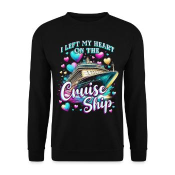 Croisé de croisière Crusader - Sweat-shirt Unisexe - noir - Devant - Alina (178cm) & Michal (187cm)