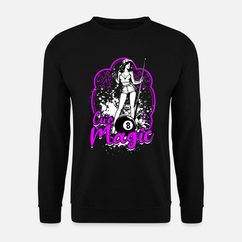 8-Ball Billiards Cue Magic - Unisex Sweatshirt - black