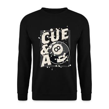 8-Ball Billard - Unisex Pullover - Schwarz - Vorne - Alina (178cm) & Michal (187cm)