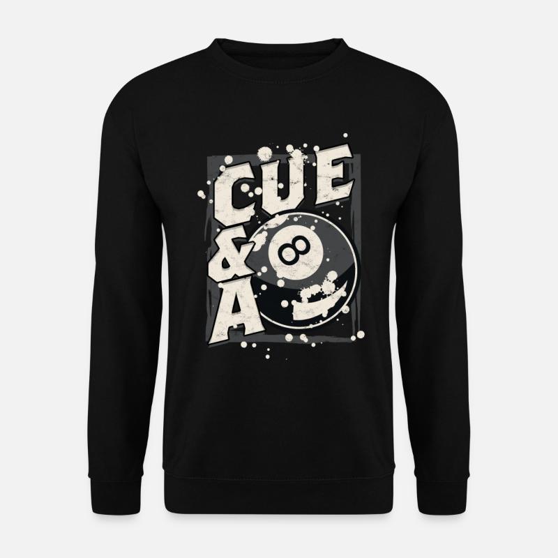 8-Ball Billard - Unisex Pullover - Schwarz