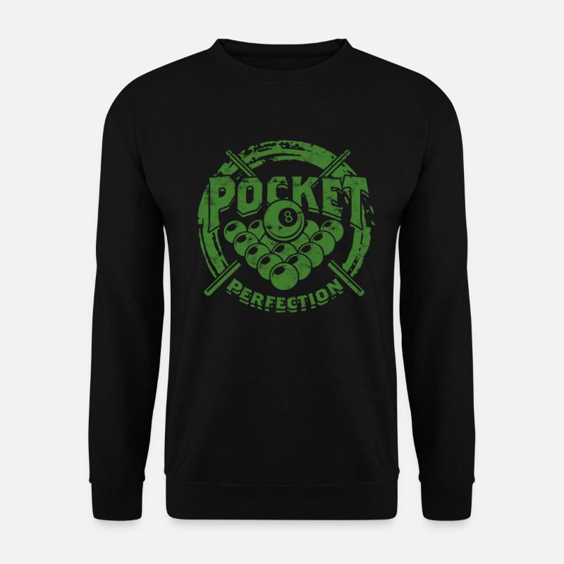8-Ball Billiards Pocket Perfection - Unisex Sweatshirt - black