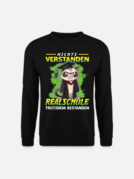 Abschlussklasse Schulabschluss Realschule - Unisex Pullover - Schwarz