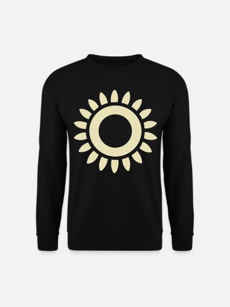 Abstract Sun Sunshine Abstract Art - Unisex Sweatshirt - black