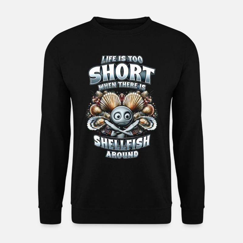 Seafood allergy - Unisex Sweatshirt - black
