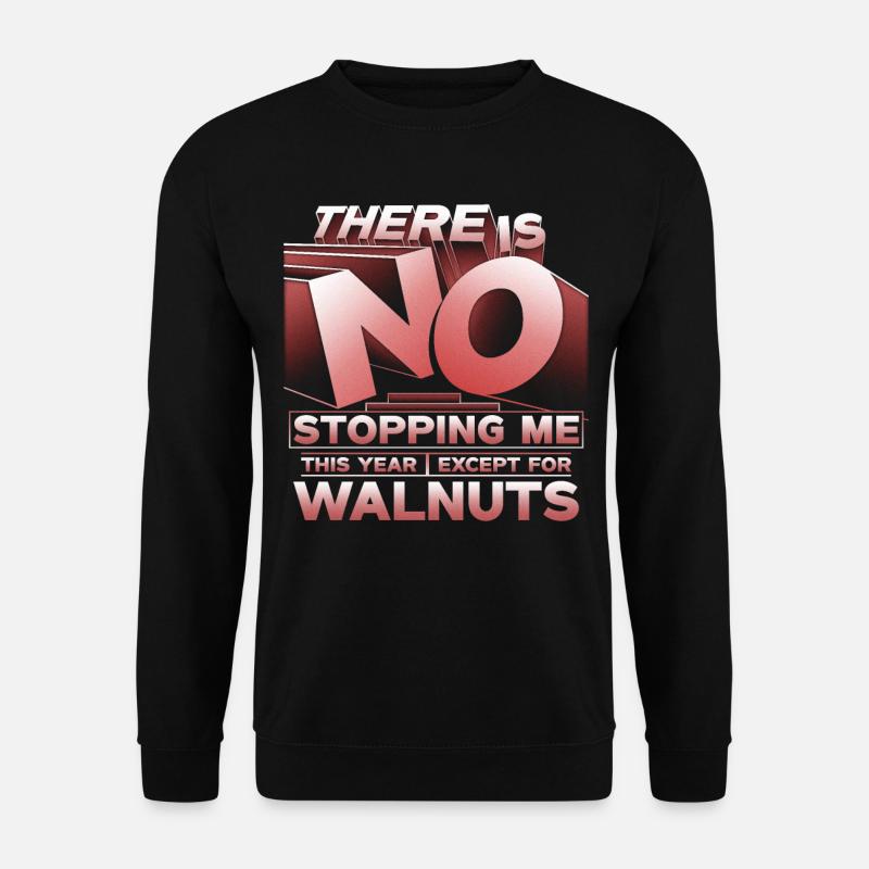 Walnut allergy - Unisex Sweatshirt - black