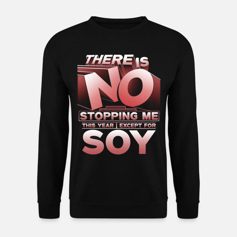 Soy allergy - Unisex Sweatshirt - black