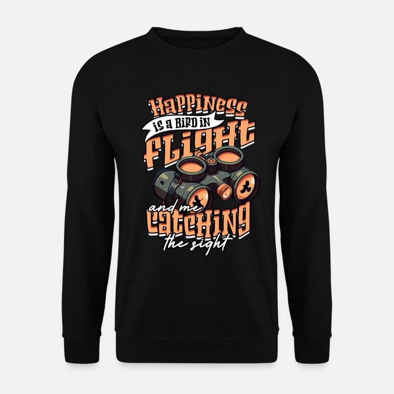 Bird watching ornithologist - Unisex Sweatshirt - black