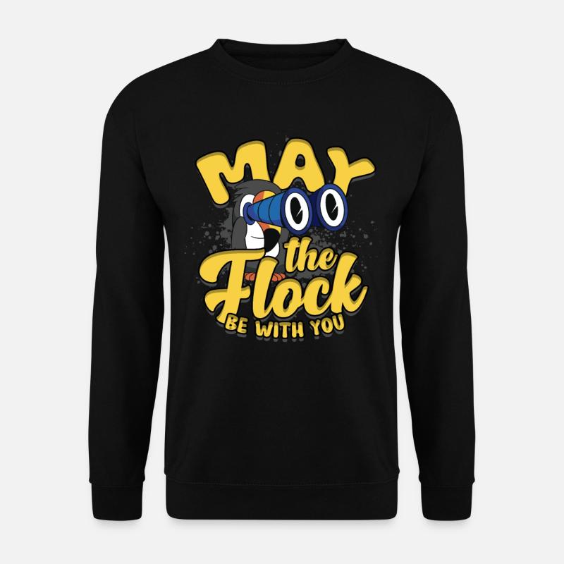 Bird watching ornithologist - Unisex Sweatshirt - black