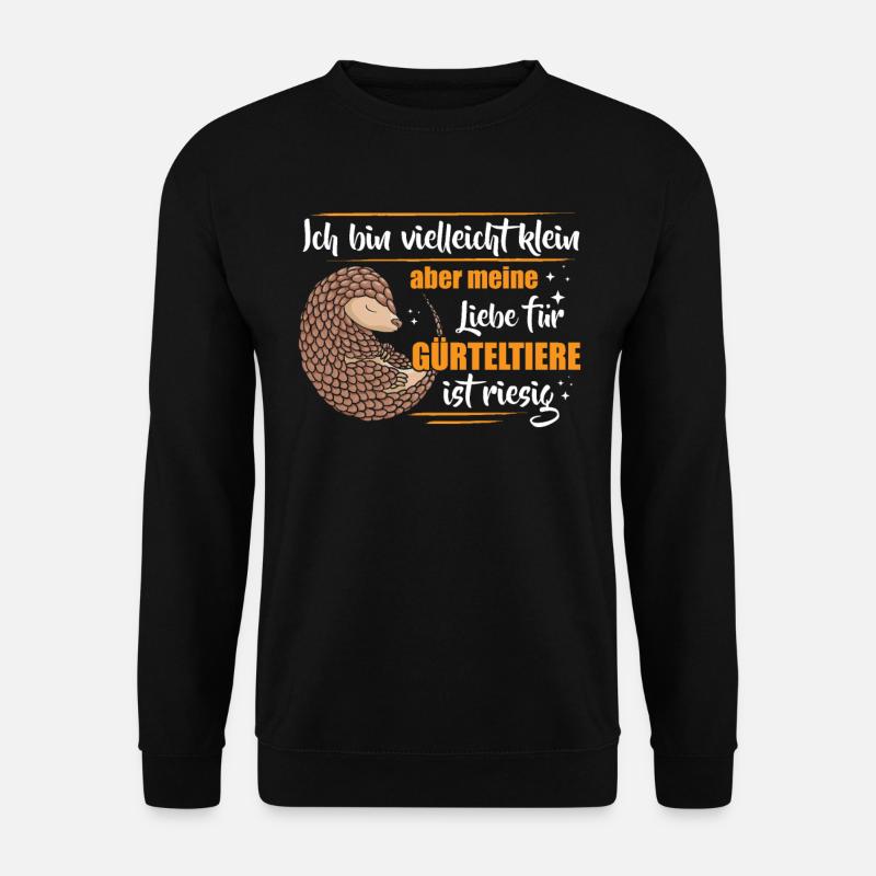 Le tatou peut être un petit tatou géant - Sweat-shirt Unisexe - noir