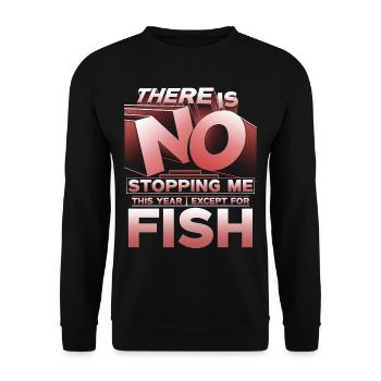 Allergie au poisson - Sweat-shirt Unisexe - noir - Devant - Alina (178cm) & Michal (187cm)