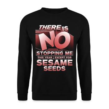 Capsule fruit allergy - Unisex Sweatshirt - black - Front - Alina (178cm) & Michal (187cm)