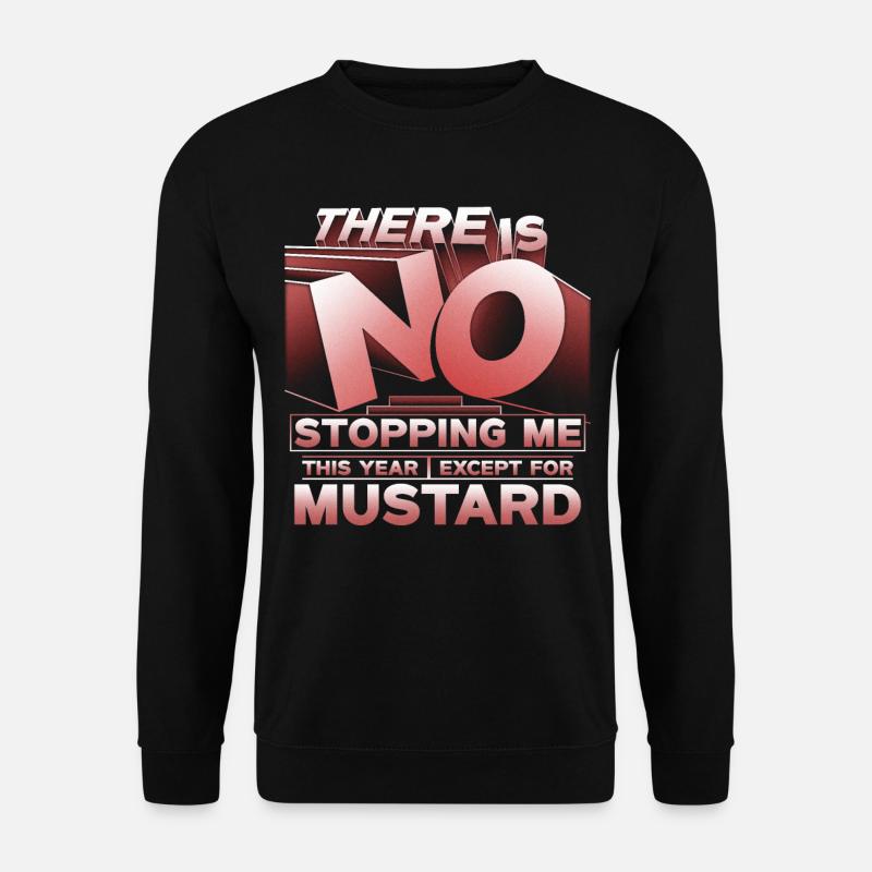 Mustard allergy - Unisex Sweatshirt - black
