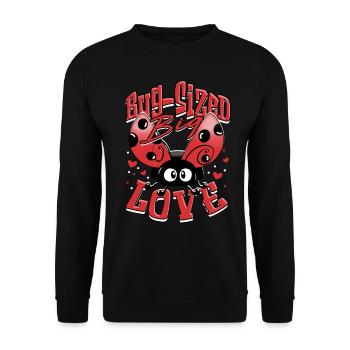 Ladybug Entomology Entomologist - Unisex Sweatshirt - black - Front - Alina (178cm) & Michal (187cm)