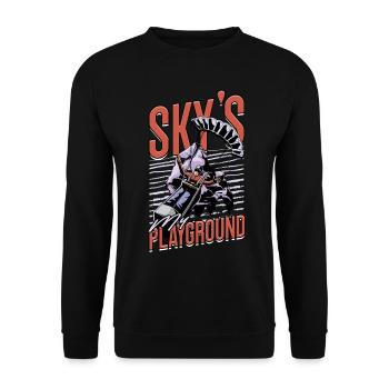 Paragliding Paraglider Gleiter - Unisex Pullover - Schwarz - Vorne - Alina (178cm) & Michal (187cm)