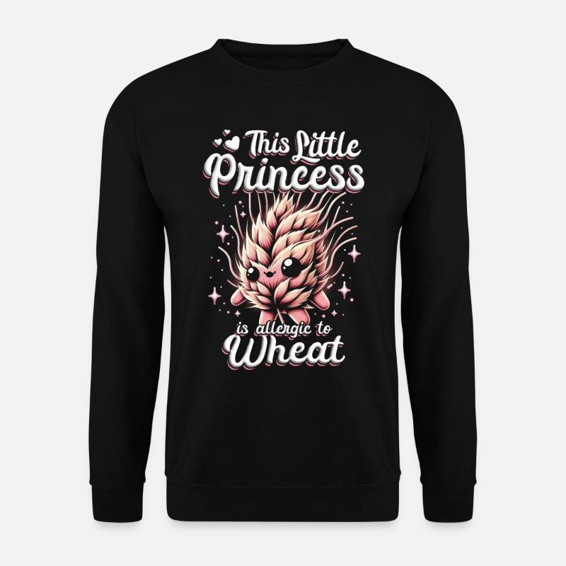 Wheat allergy - Unisex Sweatshirt - black