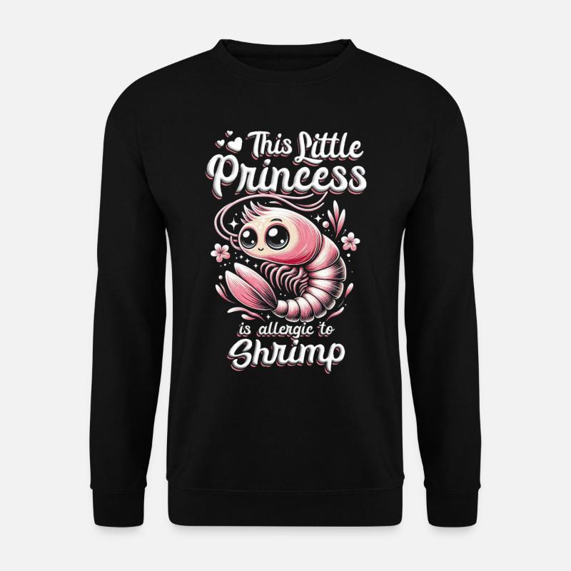 Shrimp allergy - Unisex Sweatshirt - black
