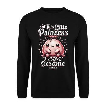 Capsule fruit allergy - Unisex Sweatshirt - black - Front - Alina (178cm) & Michal (187cm)
