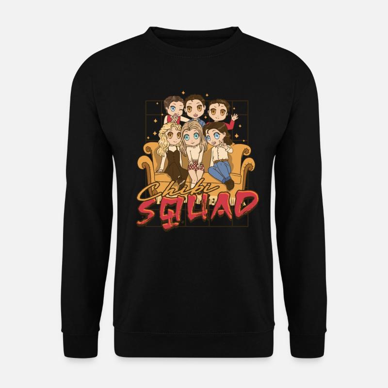Anime Chibi Squad - Sweat-shirt Unisexe - noir