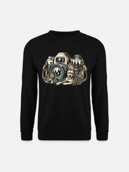 Fotograf Fotografie Fotografen Hunde - Unisex Pullover - Schwarz