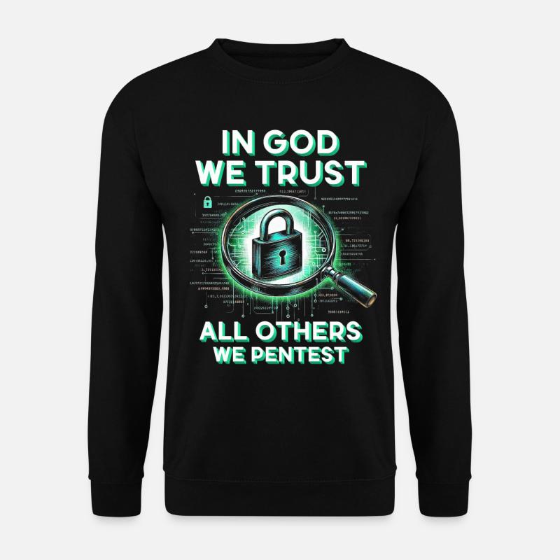Testeur d’intrusion - Sweat-shirt Unisexe - noir