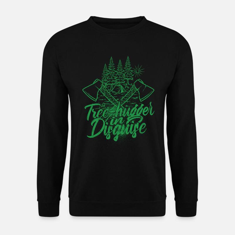 Bûcheron Tree-hugger déguisé - Sweat-shirt Unisexe - noir