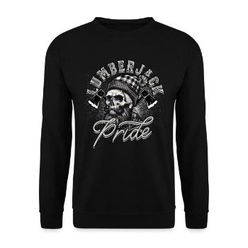 Lumberjack Lumberjack Lumberjack pride - Unisex Sweatshirt - black - Front - Alina (178cm) & Michal (187cm)