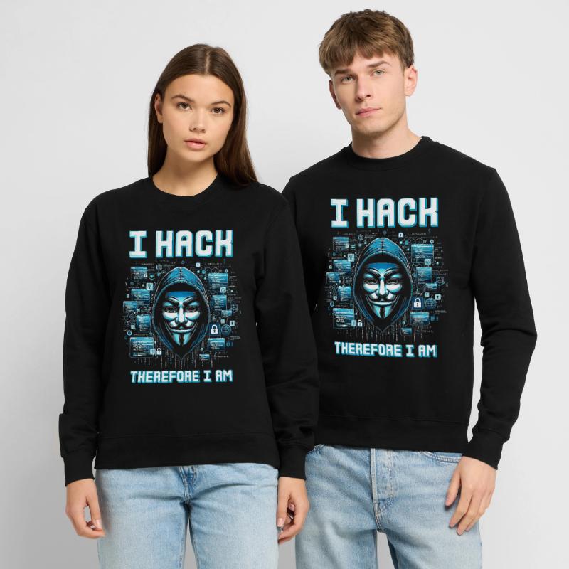 Penetrationstester I hack, therefore I am Unisex Pullover