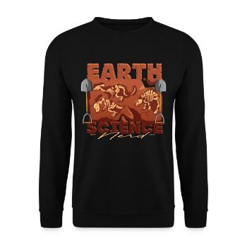 Geology Geologist Earth Science Nerd - Unisex Sweatshirt - black - Front - Alina (178cm) & Michal (187cm)
