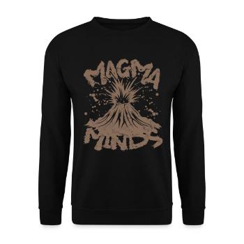 Géologie Géologue Géosciences Magma Minds - Sweat-shirt Unisexe - noir - Devant - Alina (178cm) & Michal (187cm)