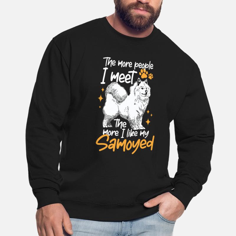 Samoyède plus comme Samoyède Spitz Samoyède Sweat-shirt Unisexe