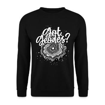 Géologue géologue Got Geodes - Sweat-shirt Unisexe - noir - Devant - Alina (178cm) & Michal (187cm)