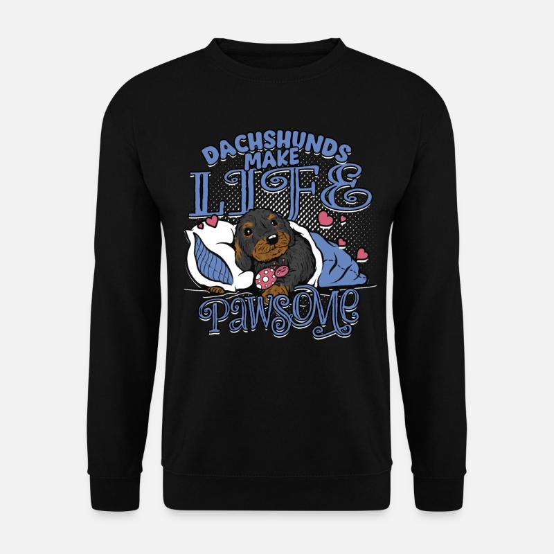 Dachshund wire-haired dachshund - Unisex Sweatshirt - black