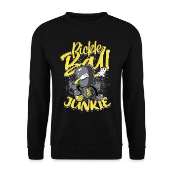 Pickleball - Sweat-shirt Unisexe - noir - Devant - Alina (178cm) & Michal (187cm)