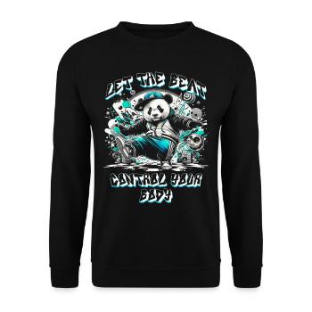 Breakdance B-boy Stunt Street Dancer - Unisex Pullover - Schwarz - Vorne - Alina (178cm) & Michal (187cm)