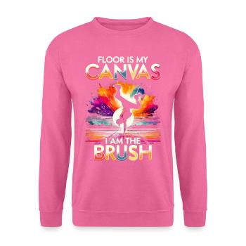 Breakdance B-boy Stunt Street Dancer - Unisex Pullover - Pink - Vorne