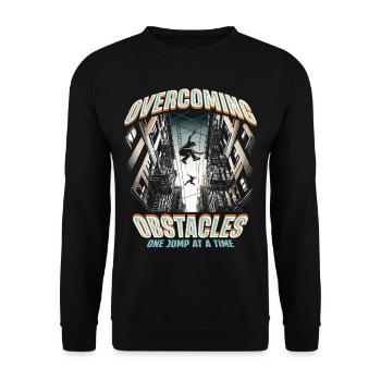 Parkour Parkour Runners Surmonter les obstacles - Sweat-shirt Unisexe - noir - Devant - Alina (178cm) & Michal (187cm)