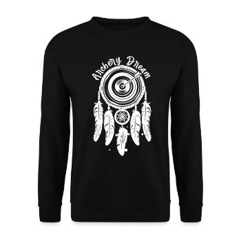 Archery Archer Archery Dream - Sweat-shirt Unisexe - noir - Devant - Alina (178cm) & Michal (187cm)