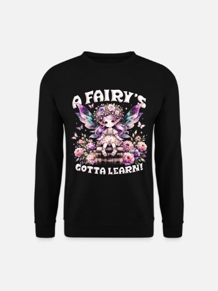 Fee Fairy Fairycore A fairy stole my heart - Unisex Pullover - Schwarz