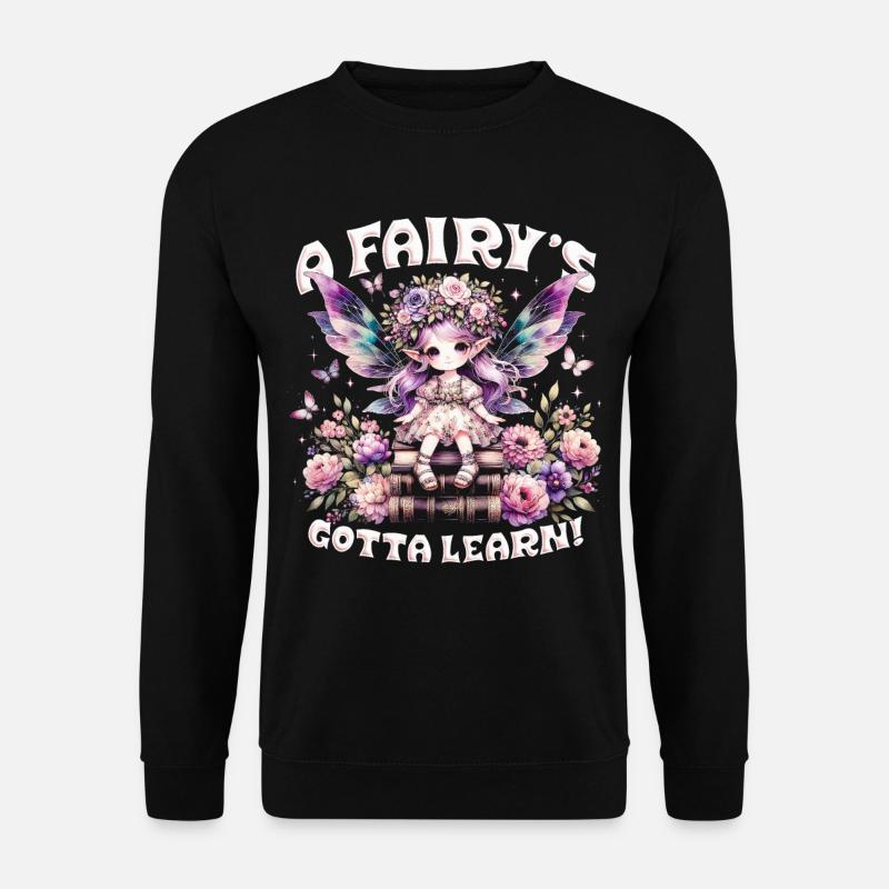 Fee Fairy Fairycore A fairy stole my heart - Unisex Pullover - Schwarz