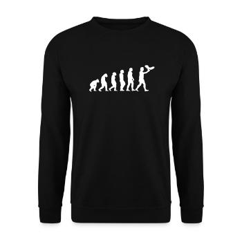 Falkner Evolution Beizjagd Falknerei - Unisex Pullover - Schwarz - Vorne - Alina (178cm) & Michal (187cm)