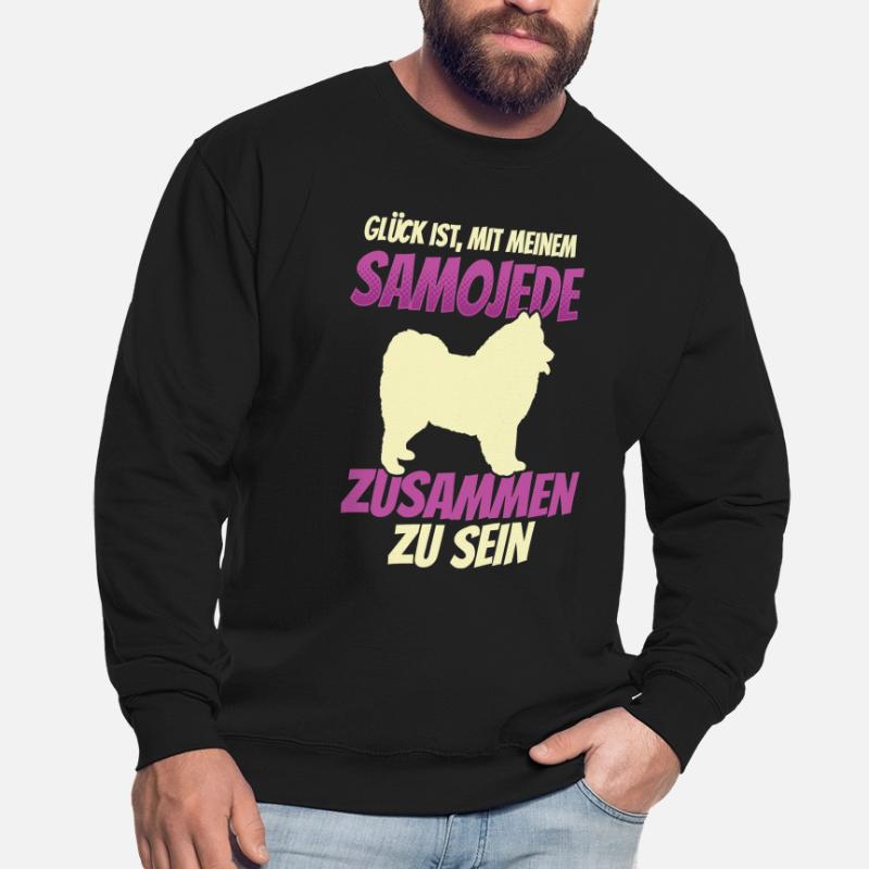 Avec mon Samoyède son Samoyède Spitz Samoyède Samoyède Sweat-shirt Unisexe