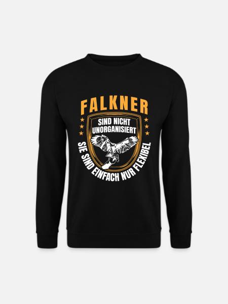 Falconers are flexible Falconry - Unisex Sweatshirt - black