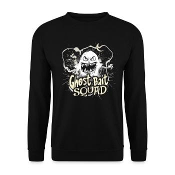 Geisterköder Ghost Bait Squad - Unisex Sweatshirt - black - Front - Alina (178cm) & Michal (187cm)