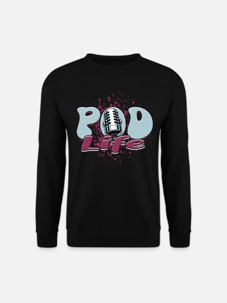 Podcast Podcaster Podcasting - Unisex Pullover - Schwarz