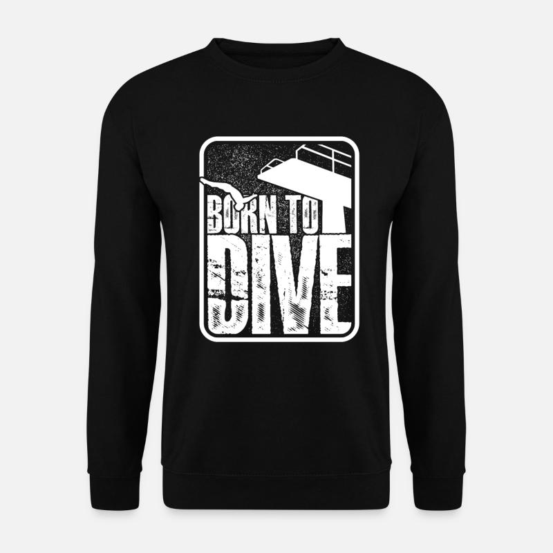 Plongeurs Plongée sous-marine Plongée - Sweat-shirt Unisexe - noir